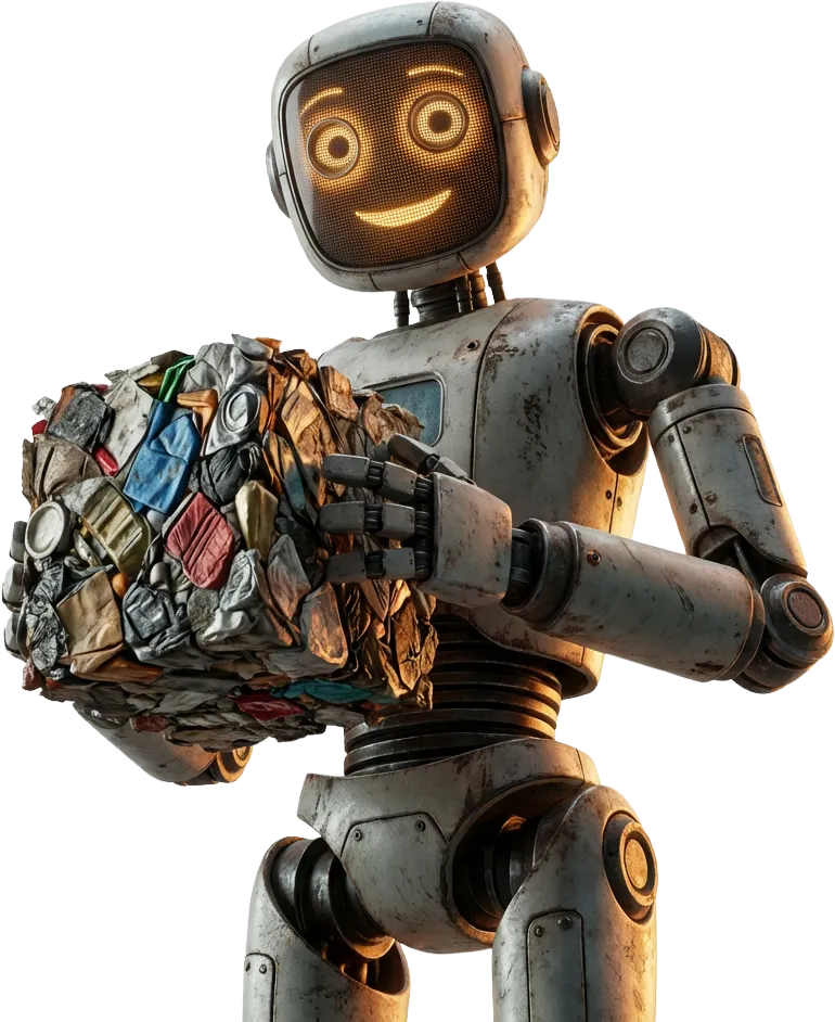 Robo Mit Abfallwuerfel